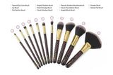 BH Cosmetics 11 pc Pink-A-Dot Brush Set