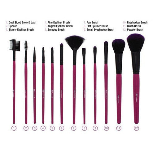 BH Cosmetics 12 pc Berry Brush Set